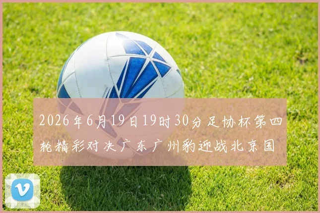 2026年6月19日19时30分足协杯第四轮精彩对决广东广州豹迎战北京国安